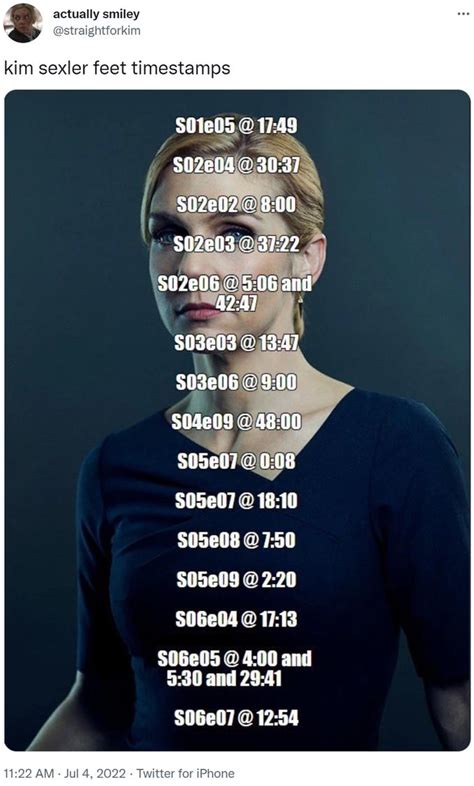 kim wexler feet|Kim Wexler Feet Timestamps